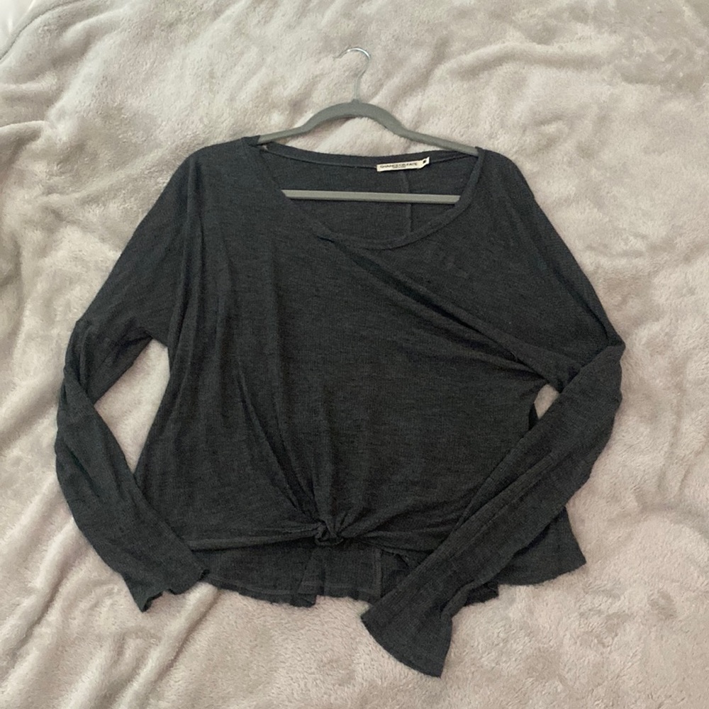 Gray sweater